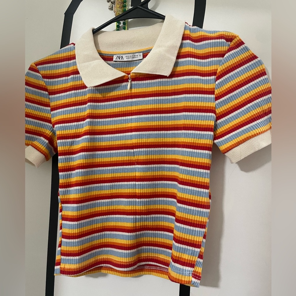 Cropped Zara shirt